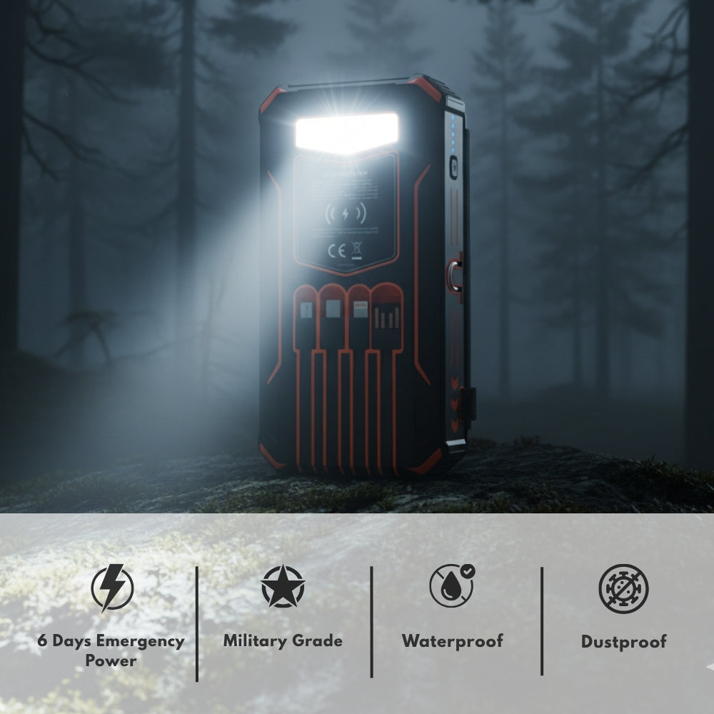 FOLDABLE SOLAR PANEL POWER BANK