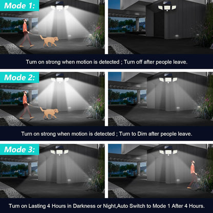 Solar Outdoor Lights | Motion Sensor | 2 Pack